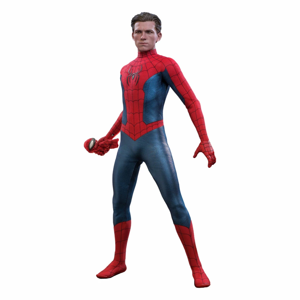 Hot Toys Spider-man: No Way Home Figurine Movie Masterpiece 1/6 Spider-man (new Red And Blue Suit) 28 Cm 1 Hot Toys Spider-man: No Way Home Figurine Movie Masterpiece 1/6 Spider-man (new Red And Blue Suit) 28 Cm