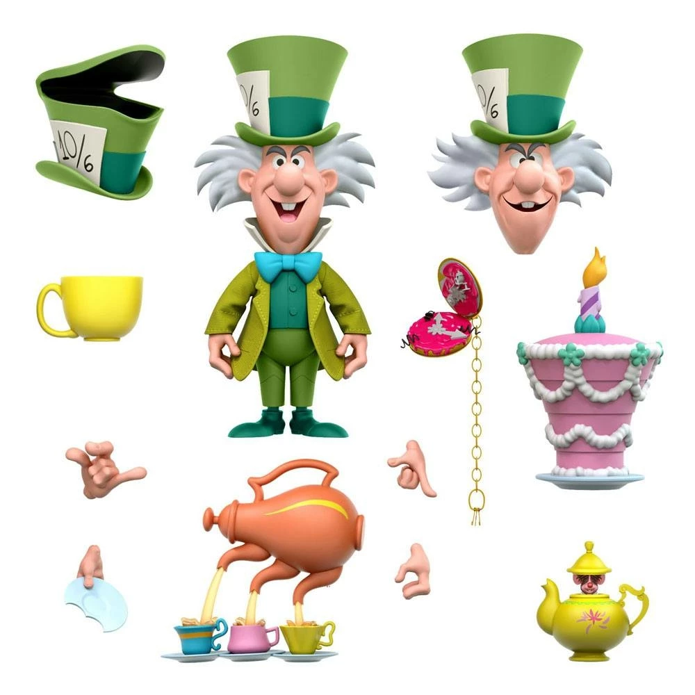 SUPER7 Alice Au Pays Des Merveilles Figurine Disney Ultimates The Tea Time Mad Hatter 18 Cm 1 SUPER7 Alice Au Pays Des Merveilles Figurine Disney Ultimates The Tea Time Mad Hatter 18 Cm