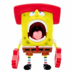 SUPER7 Bob L´éponge Figurine Reaction Kah-rah-tay Spongebob 10 Cm