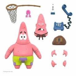 SUPER7 Bob L´éponge Figurine Ultimates Patrick 18 Cm