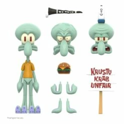 SUPER7 Bob L´éponge Figurine Ultimates Squidward 18 Cm