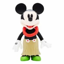 SUPER7 Disney Reaction Figurine Wave 2 Vintage Collection - Minnie Mouse (hawaiian Holiday) 10 Cm