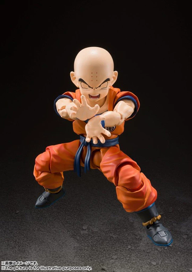 Dragon Ball Z Figurine SH Figuarts Krillin Earth's Strongest Man 12 Cm 2 Dragon Ball Z Figurine SH Figuarts Krillin Earth's Strongest Man 12 Cm – Image 2