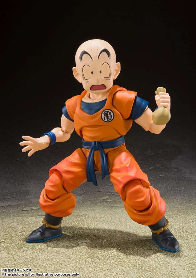 Dragon Ball Z Figurine SH Figuarts Krillin Earth's Strongest Man 12 Cm 4 Dragon Ball Z Figurine SH Figuarts Krillin Earth's Strongest Man 12 Cm – Image 4