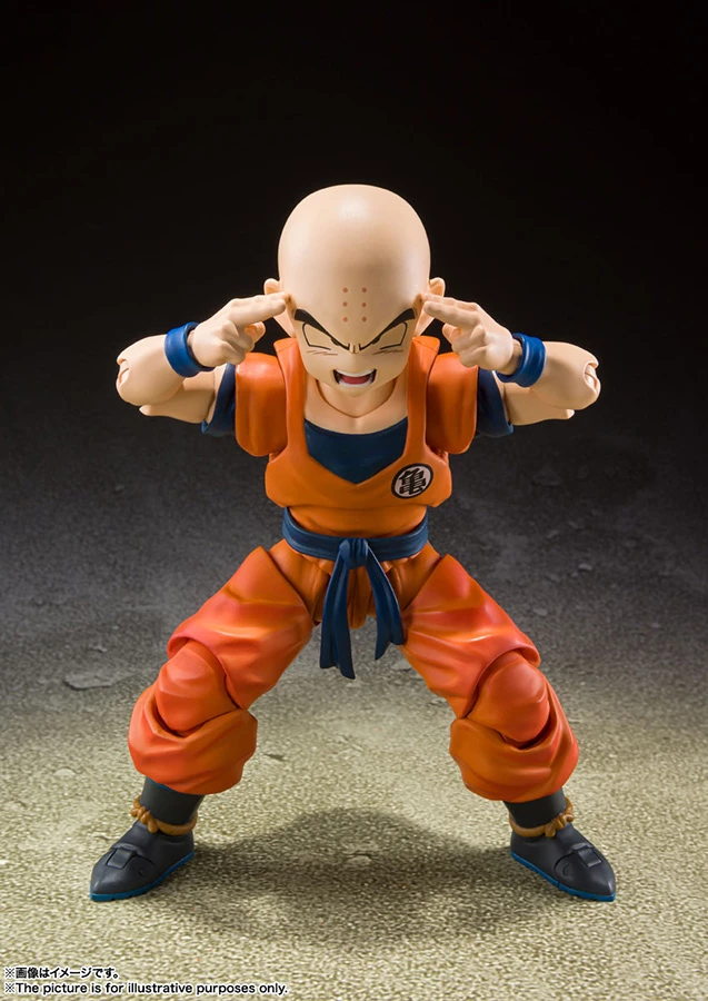 Dragon Ball Z Figurine SH Figuarts Krillin Earth's Strongest Man 12 Cm 6 Dragon Ball Z Figurine SH Figuarts Krillin Earth's Strongest Man 12 Cm – Image 6