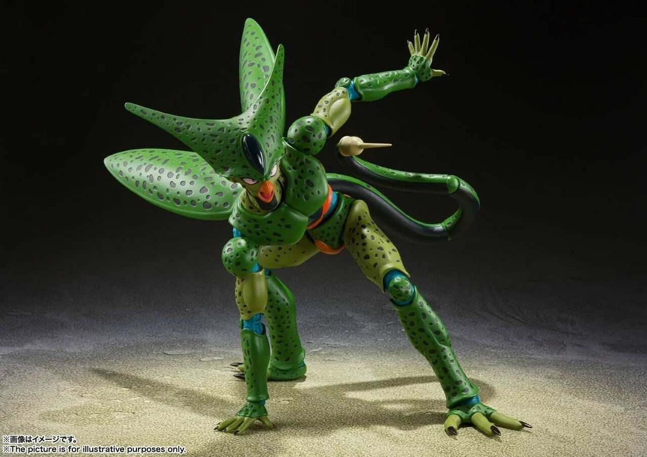Figurine S.H.Figuarts Dragon Ball Z : Cell Première Forme - 17 Cm 4 Figurine S.H.Figuarts Dragon Ball Z : Cell Première Forme - 17 Cm – Image 4