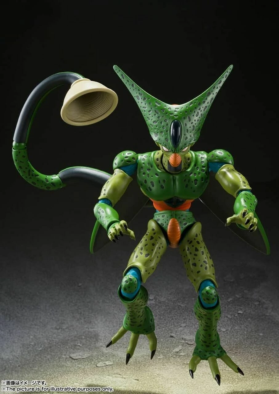 Figurine S.H.Figuarts Dragon Ball Z : Cell Première Forme - 17 Cm 7 Figurine S.H.Figuarts Dragon Ball Z : Cell Première Forme - 17 Cm – Image 7