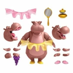 SUPER7 Fantasia Figurine Disney Ultimates Hyacinth Hippo 18 Cm