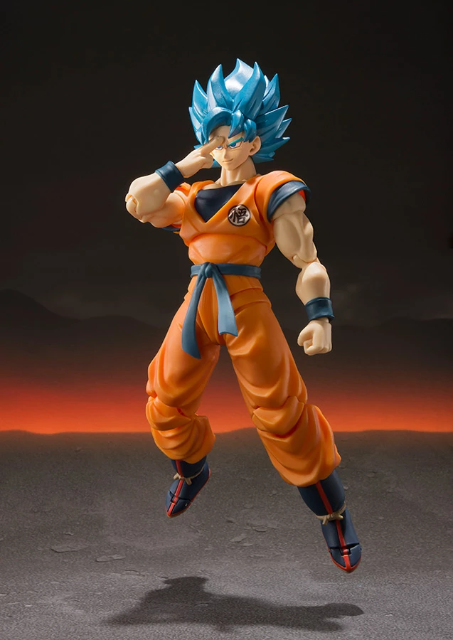 Figurine SH Figuarts Super Saiyan God Super Sayian Blue Goku 2 Figurine SH Figuarts Super Saiyan God Super Sayian Blue Goku – Image 2