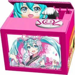 Shine Hatsune Miku Gt Project Tirelire Pvc Racing Miku 2021 Ver. Chatting Bank 008 12 Cm