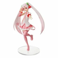 Sega Hatsune Miku Statuette Spm Sakura Miku Ver. 3 21 Cm