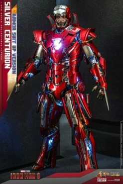 Hot Toys Iron Man 3 Figurine Movie Masterpiece 1/6 Silver Centurion (armor Suit Up Version) 32 Cm -Chiffres Modèles Soldes 2024 iron man 3 figurine movie masterpiece 16 silver centurion armor suit up version 32 cm 6159d1881b529