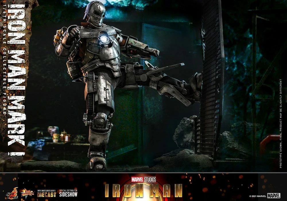 Hot Toys Iron Man Figurine Movie Masterpiece 1/6 Iron Man Mark I 30 Cm 2 Hot Toys Iron Man Figurine Movie Masterpiece 1/6 Iron Man Mark I 30 Cm – Image 2