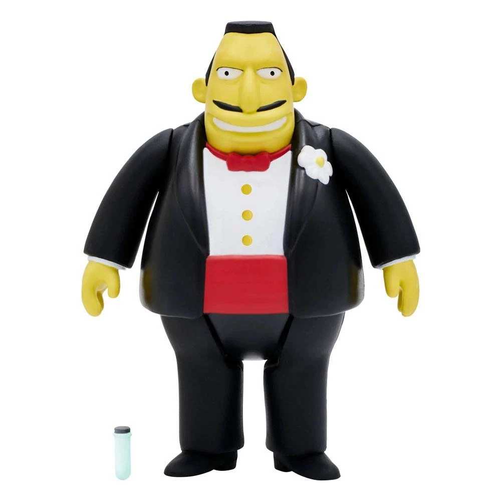 SUPER7 Les Simpson Figurine Reaction Wave 1 Mcbain - Senator Mendoza 10 Cm 1 SUPER7 Les Simpson Figurine Reaction Wave 1 Mcbain - Senator Mendoza 10 Cm
