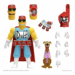 SUPER7 Les Simpson Figurine Ultimates Duffman 18 Cm