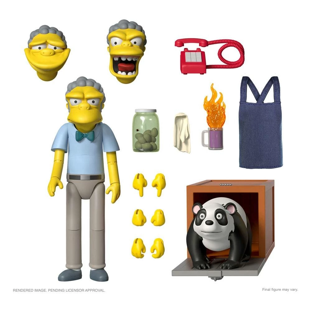 SUPER7 Les Simpson Figurine Ultimates Moe 18 Cm 1 SUPER7 Les Simpson Figurine Ultimates Moe 18 Cm