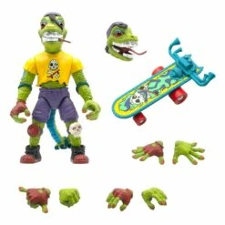 SUPER7 Les Tortues Ninja Figurine Ultimates Mondo Gecko 18 Cm