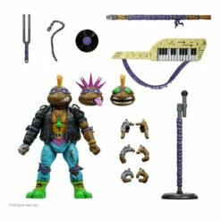 SUPER7 Les Tortues Ninja Figurine Ultimates Punker Donatello 18 Cm - Figurines Articulées