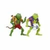 NECA Les Tortues Ninja Pack 2 Figurines Genghis & Rasputin Frog 18 Cm