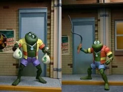 NECA Les Tortues Ninja Pack 2 Figurines Napoleon & Atilla Frog 18 Cm