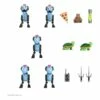 SUPER7 Les Tortues Ninja Pack 5 Figurines Ultimates Mousers 8 Cm