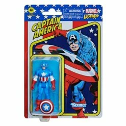 Hasbro Marvel Legends Series - Retro Collection - Figurine D'action Captain America 10cm