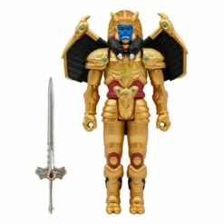 SUPER7 Mighty Morphin Power Rangers Figurine Reaction Goldar 10 Cm