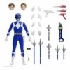 SUPER7 Mighty Morphin Power Rangers Figurine Ultimates Blue Ranger 18 Cm