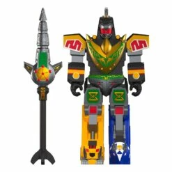 SUPER7 Mighty Morphin Power Rangers Reaction Figurine Wave 3 Dragonzord (battle Mode) 15 Cm