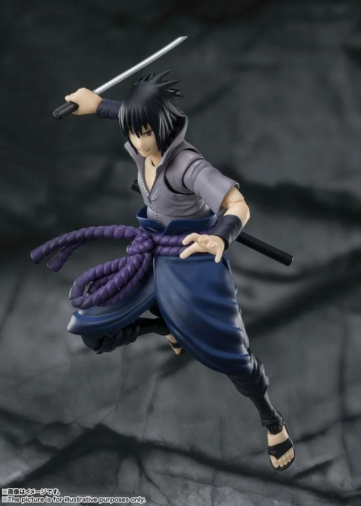 Naruto Shippuden Figurine S.h. Figuarts Sasuke Uchiha -he Who Bears All Hatred- 15 Cm 4 Naruto Shippuden Figurine S.h. Figuarts Sasuke Uchiha -he Who Bears All Hatred- 15 Cm – Image 4
