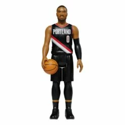 SUPER7 Nba Wave 4 Figurine Reaction Damian Lillard (trail Blazers) 10 Cm