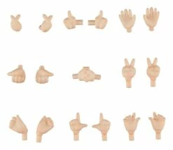 GOOD SMILE COMPANY Original Character Accessoires Pour Figurines Nendoroid Doll Hand Parts Set 02 (almond Milk)