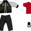 GOOD SMILE COMPANY Original Character Accessoires Pour Figurines Nendoroid Doll Outfit Set Souvenir Jacket - Black