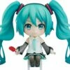GOOD SMILE COMPANY Piapro Characters Figurine Pvc Nendoroid Swacchao! Hatsune Miku Nt: Akai Hane 9 Cm