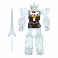 SUPER7 Power Rangers Figurine Super Cyborg Cyborg Megazord (clear) 28 Cm