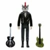 SUPER7 Rancid Figurine Reaction Skeletim (wolf Head) 10 Cm