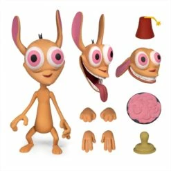 SUPER7 Ren Et Stimpy Figurine Deluxe Ren 18 Cm