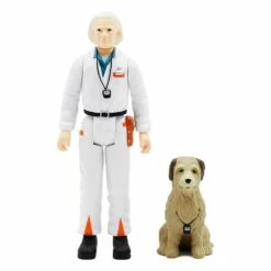 SUPER7 Retour Vers Le Futur Figurine Reaction Doc Brown 10 Cm