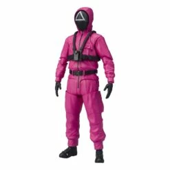 Squid Game Figurine S.h. Figuarts Masked Soldier 14 Cm