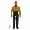 SUPER7 Star Trek: The Next Generation Reaction Figurine Wave 2 Lt. Commander La Forge 10 Cm