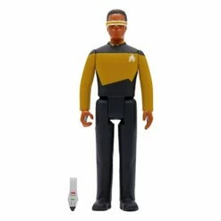 SUPER7 Star Trek: The Next Generation Reaction Figurine Wave 2 Lt. Commander La Forge 10 Cm