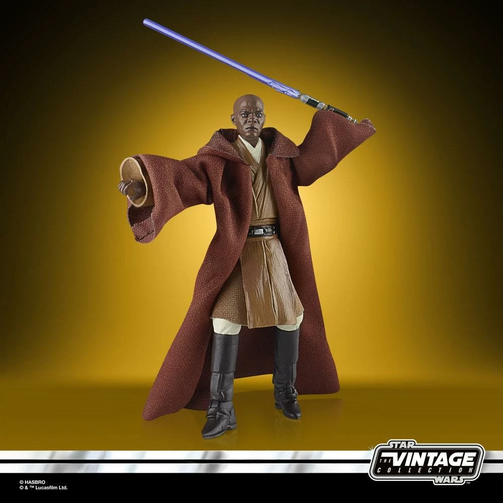 Hasbro Star Wars Episode Ii Vintage Collection Figurine 2022 Mace Windu 10 Cm 2 Hasbro Star Wars Episode Ii Vintage Collection Figurine 2022 Mace Windu 10 Cm – Image 2