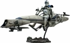 Hot Toys Star Wars The Clone Wars Figurine 1/6 Commander Appo & Barc Speeder 30 Cm