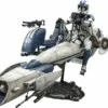 Hot Toys Star Wars The Clone Wars Figurine 1/6 Heavy Weapons Clone Trooper & Barc Speeder With Sidecar 30 Cm