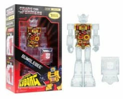 SUPER7 Transformers Figurine Super Cyborg Bumblebee (clear) 28 Cm