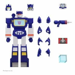SUPER7 Transformers Figurine Ultimates Soundwave G1 18 Cm
